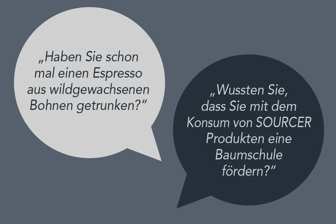SOURCER Sprechblasen SOURCER_Inszenierung_DirektamGast