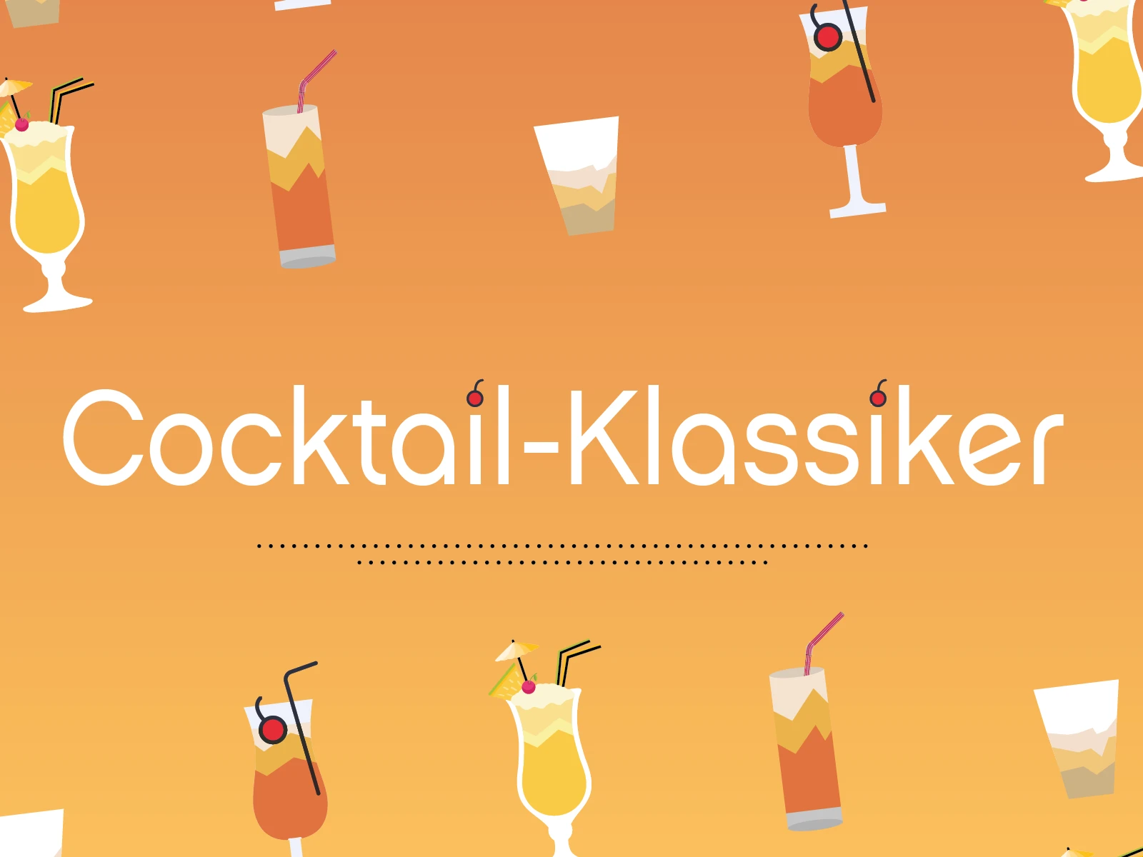 Header Cocktail-Klassiker Header Cocktail-Klassiker