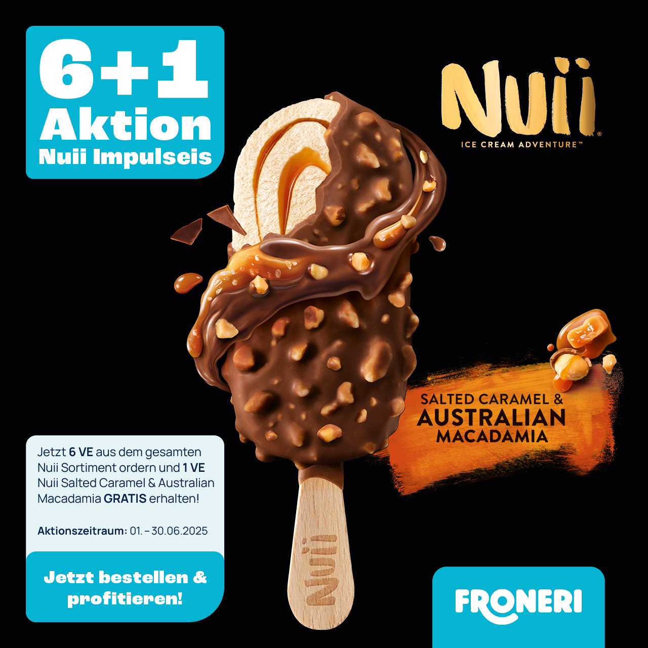 Jetzt 6+1 Aktion sichern!Beliebt bei Jung & Alt – starke Rotation, starke Marke.Mit Sahne verfeinert & landestypisch lecker. 